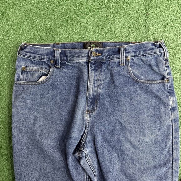 RedHead Flannel Lined Jeans Mens 36 X 30 Blue - Picture 3 of 8